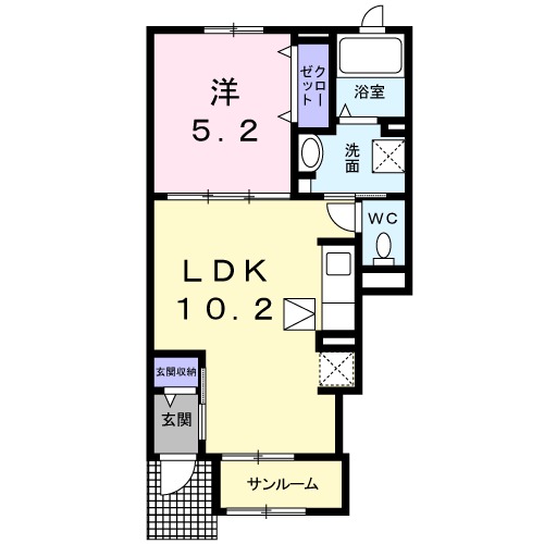 ニュークレストールVの間取り