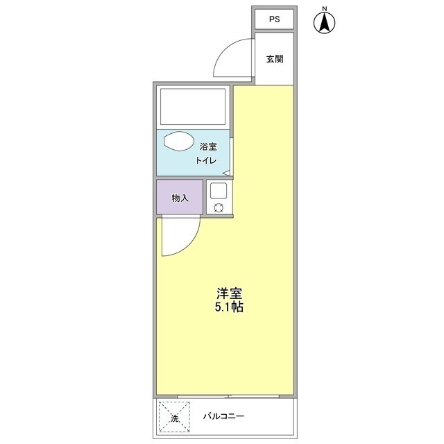 アベイズム元住吉の間取り