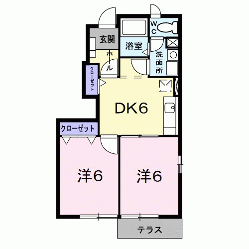 ファミール・01010号室の間取り