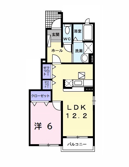 エアリーランドBの間取り