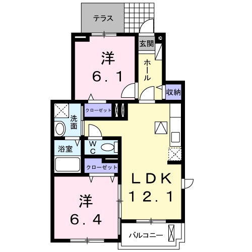 フィオーレ 徳重の間取り