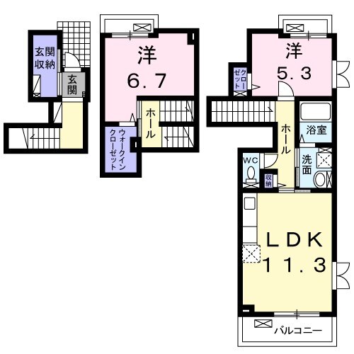 ベルエクレの間取り