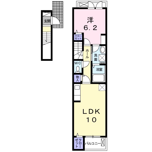 プチメゾン松和花壇の間取り