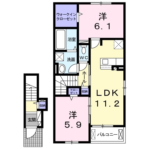 シェノンⅢの間取り