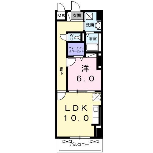 グランスイート新横浜Ⅱの間取り