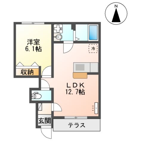 ボヌールメゾンの間取り