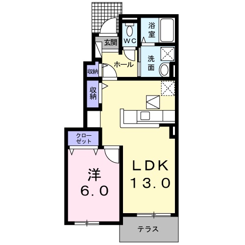 シャルムFの間取り