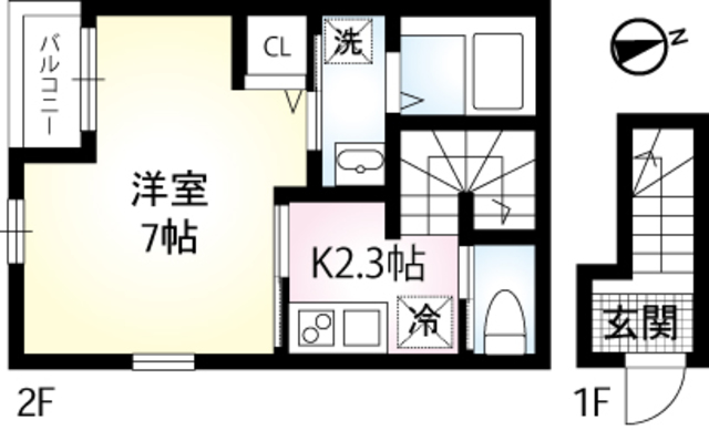 プランドール作草部の間取り