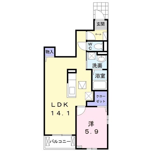 グラース・アビタシオンⅥの間取り