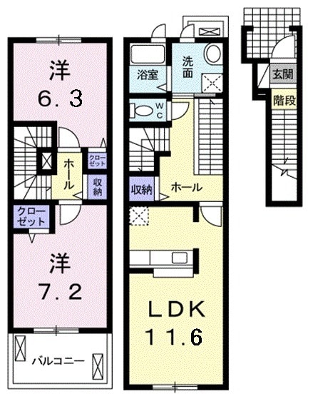 スカイ エアリーの間取り