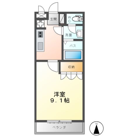 エバーグリーンの間取り
