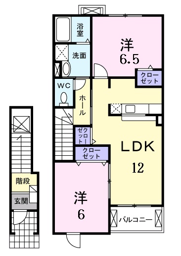 レジデンスⅣの間取り