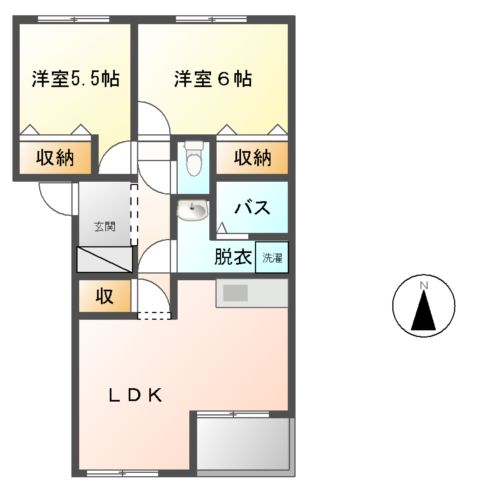 シティルミナスⅤの間取り