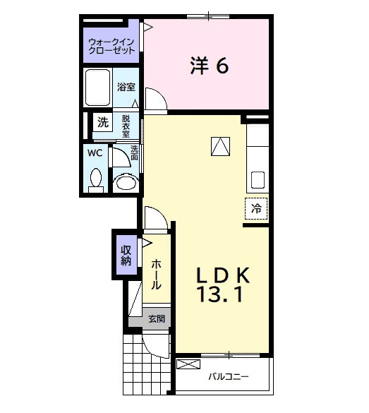 ミュリエルの間取り