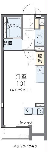 ミランダKUROSUNAの間取り