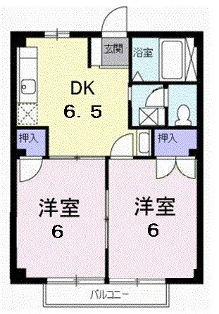 ファーストヒルズAの間取り