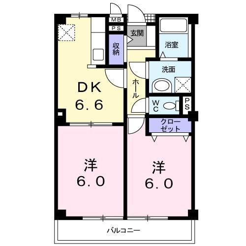 エスポア-ルの間取り