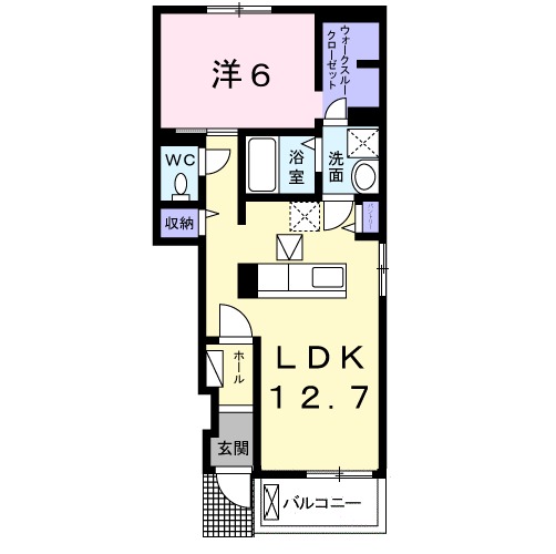 クレアージュⅡの間取り
