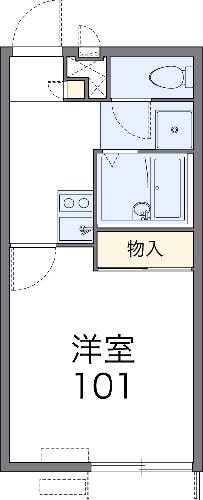 レオパレスベイラインそがの間取り