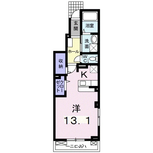 クラスターヒルの間取り
