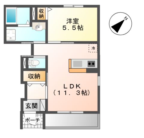 メゾン ド キャセロールの間取り