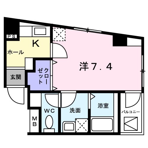 39Bld.Bの間取り