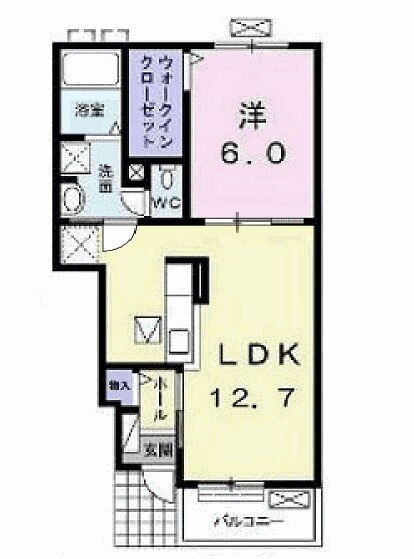 メゾン ド スリジェ Ⅰの間取り