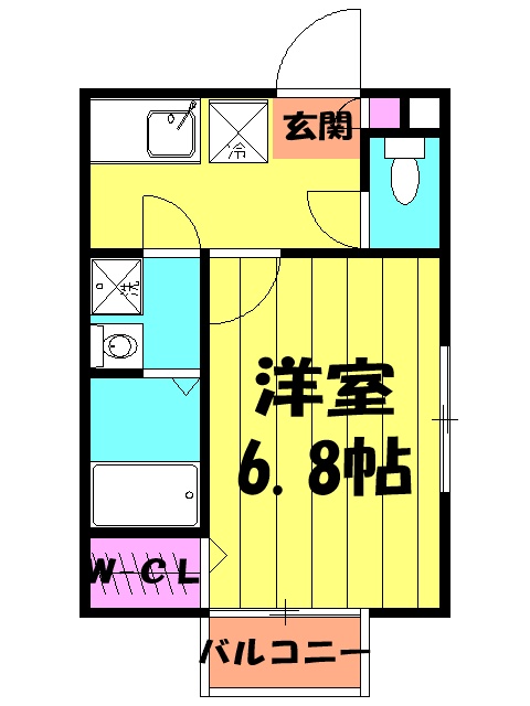 ハーヴェスト南越谷の間取り