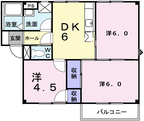 ウィステリアタウンAの間取り