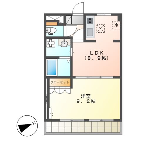 プレイスの間取り