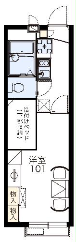 レオパレス三本松ヒルズの間取り