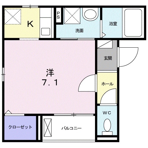 アクアA.Sの間取り