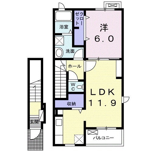 クレセントアイの間取り