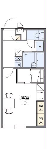 レオパレス大清水の間取り