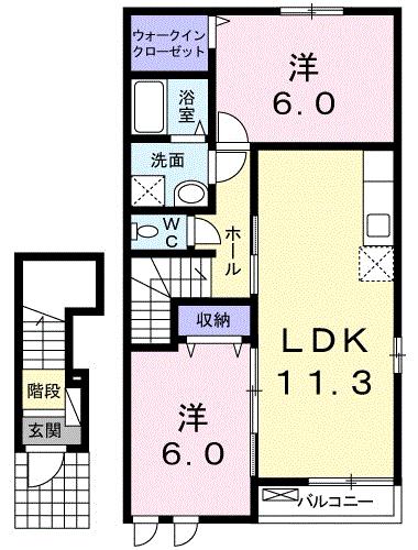 グラースの間取り