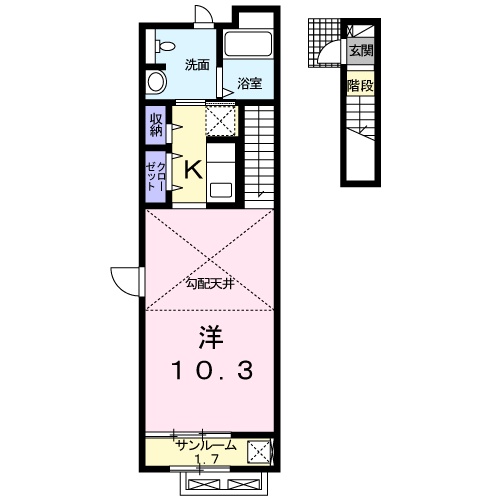 ガーデンヒルズ徳重の間取り