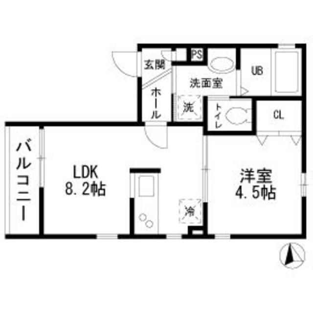 メゾンクローバーの間取り