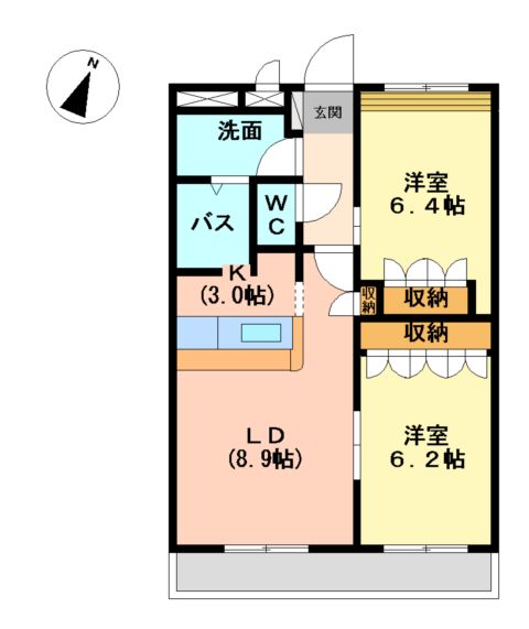 アバンサールの間取り
