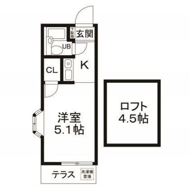 プレステージ竹の塚の間取り