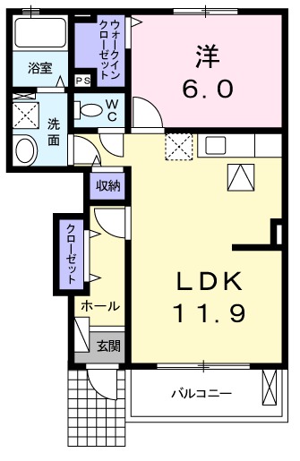 アルモニー Uの間取り
