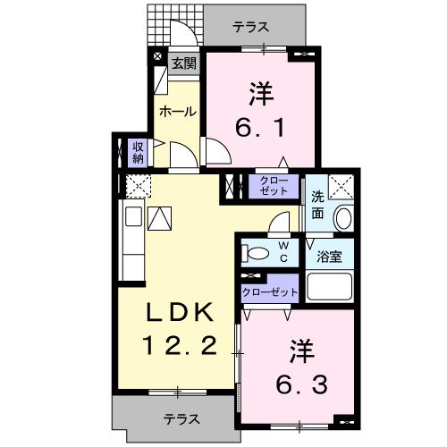 ブリッサの間取り