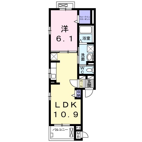 アリエス千間台の間取り