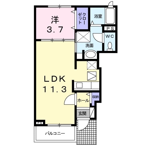 オーブ エストの間取り