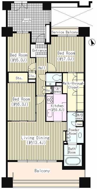 ヌーベルヴィラージュひばりの間取り