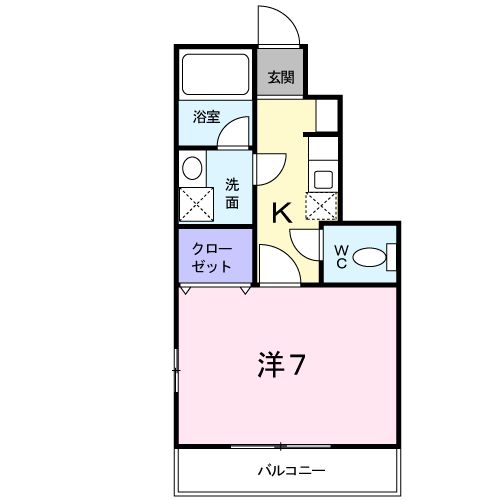 ルピナスⅠの間取り