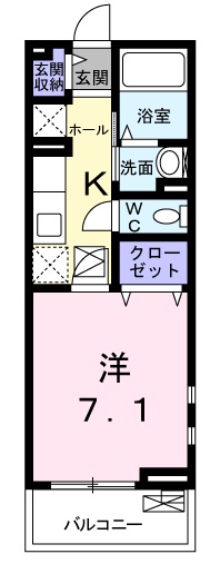 カーサ・フェリーチェの間取り