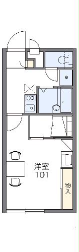 レオパレス柳堀町の間取り