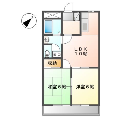 ユーカリハイツの間取り