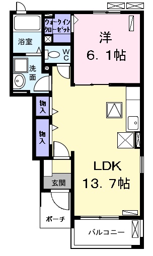 ロンコートⅡの間取り
