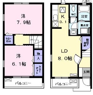 フローラの間取り